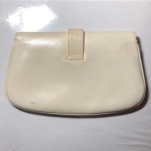 GUCCI vintage creamy white clutch